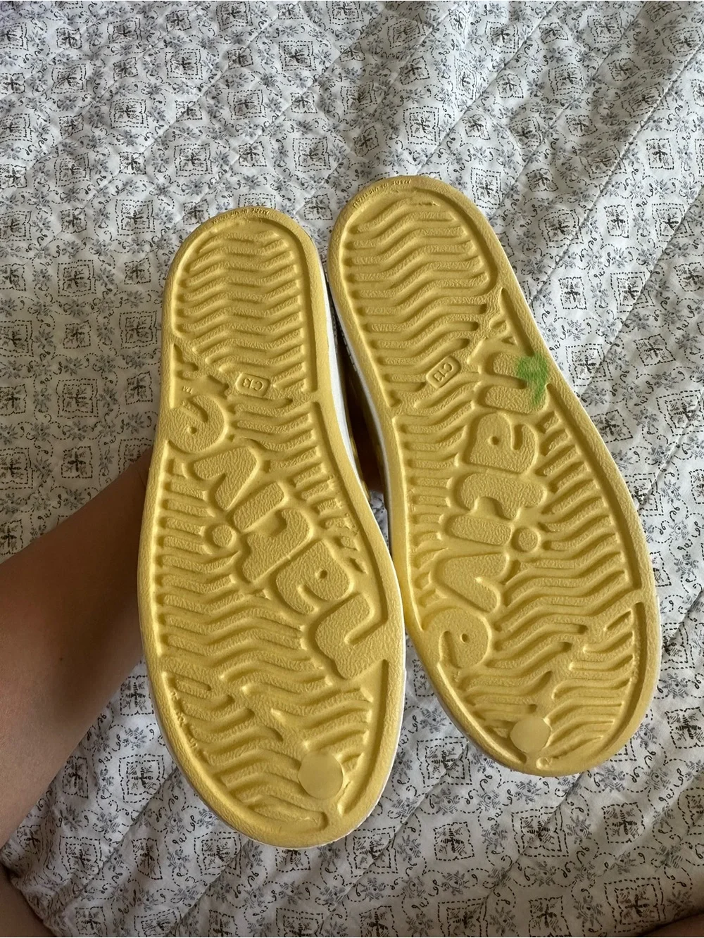 Scala Kids Yellow Water Shoes with White Toe Cap